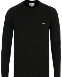 Lacoste Long Sleeve Crew Neck T-Shirt Black
