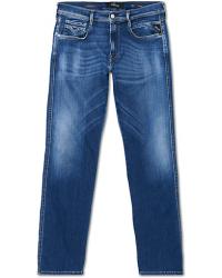 Replay Anbass Hyperflex Bio Jeans  Medium Blue