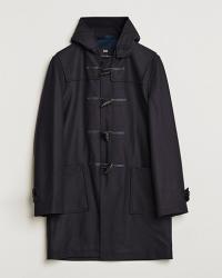 Gloverall Cashmere Blend Duffle Coat Navy