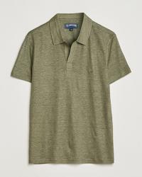 Vilebrequin Jersey Linen Polo Olivier