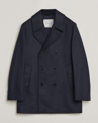 Mackintosh Dalton Wool/Cashmere Peacoat Navy