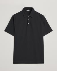 Zanone Ice Cotton Polo Black