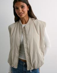 Only - Beige - Onladel Life Waistcoat Cc Otw