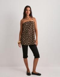 Pieces - Brun - Pcmokka Bandeau Top Wvn D2D Pp