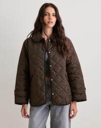 Pieces - Brun - Pcemily Short Quilted Jacket Noos B