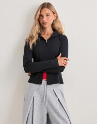 Nike - Sort - W Nk Chill Knit Ls Fz Top