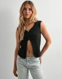 Pieces - Sort - Pctirade Sl Vest Bc