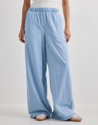 Adidas Originals - Blå - Denim Wide Leg