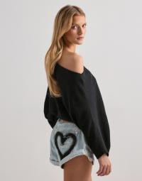 One Teaspoon - Blå - Bandits Heart Short