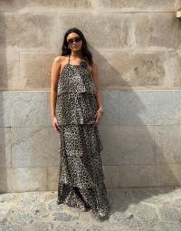 Pieces - Sort - Pcclara Sl Long Layred Dress Kca Bc