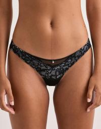 Nelly - Sort - Charm Lace Single Thong