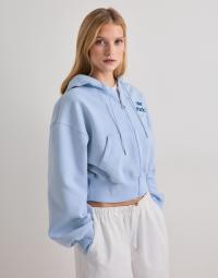 Nike - Blå - W Nk Phnx Flc Fz Hd Gls