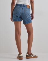 Levi's - Blå - 501 Mid Thigh Short Lw