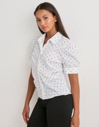 Neo Noir - Hvid - Frannie Dot Shirt