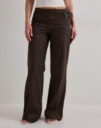 Nelly - Brun - Belt Detail Pants