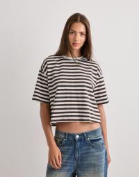 Pieces - Brun - Pcsadie 2/4 Boxy Tee Jrs Noos