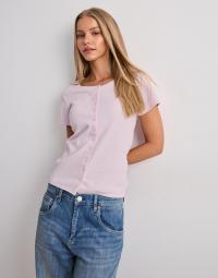 Pieces - Pink - Pcmay Ss Cardigan Top Jrs Bc