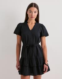 Vero Moda - Sort - Vmtrine Ss Short Lace Dress Wvn Noo