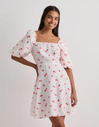 Vero Moda - Hvid - Vmodette 2/4 Short Dress Wvn Ga