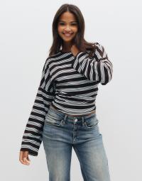 Pieces - Brun - Pcalli Ls O-Neck Top