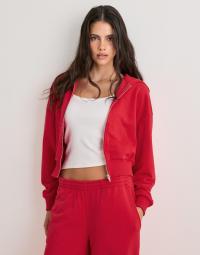 Nelly - Rød - Perfect zip hoodie