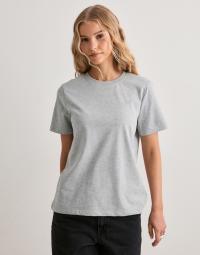 Pieces - Grå - Pcria Ss Solid Tee Jrs Noos Bc