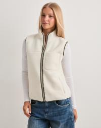 Nelly - Hvid - Polar Fleece Vest