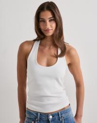 Pieces - Hvid - Pcmay Halterneck Top Jrs Bc