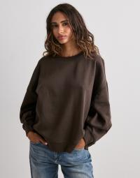 Pieces - Brun - Pcchilli Ls Loose Fit Sweat Top No