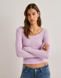 Pieces - Pink - Pckitte Ls Top Noos Bc