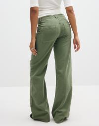 Nelly - Grøn - Cargo Jeans