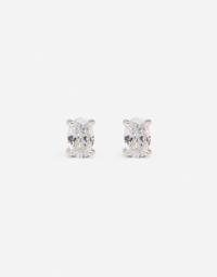 Muli Collection - Sølv - Oval Cut Stud