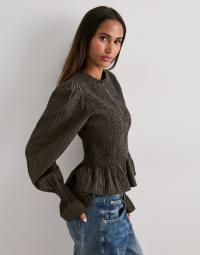 Nelly - Ternet/Stribet - Favorite Smock Blouse