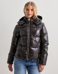 Nelly - Brun - Everyday Shiny Puffer Jacket