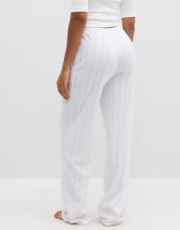 Pieces - Hvid - Pcnilla Pointelle Pant Jrs