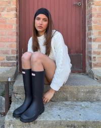 Hunter - Sort - Unisex Downpour Tall Boot