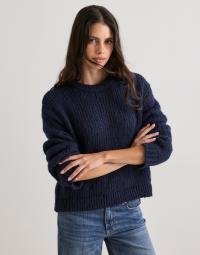 Pieces - Blå - Pcdorthea Ls Chunky Knit Noos Bc