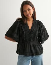 Neo Noir - Sort - Evienne S Voile Top