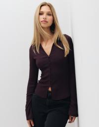 Nelly - Rød - Amazing Button Shirt Top