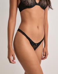 Nelly - Sort - Charm Lace Thong