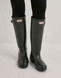 Hunter - Grøn - Original Tall Gloss Boot