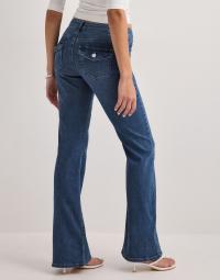 Only - Blå - Onlphoebe Lw B-P Flare Dnm PIM454 N