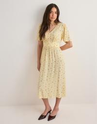 Pieces - Gul - Pctala Ss Midi Dress Noos Bc
