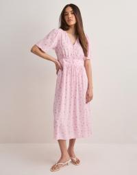 Pieces - Pink - Pctala Ss Midi Dress Noos Bc