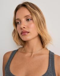 Pieces - Guld - Pctiffany Necklace Plated Fp Noos