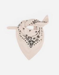 Pieces - Beige - Pcnovis Small Square Scarf Noos
