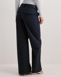 Nelly - Blå - Cargo Strap Pants
