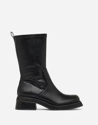 Nelly - Sort - Chunky Slim Ankel Boot