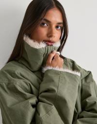 Nelly - Grøn - Bomber Parka Jacket