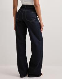 Only - Blå - Onlmadison Blush Hw Wide Dnm REA024